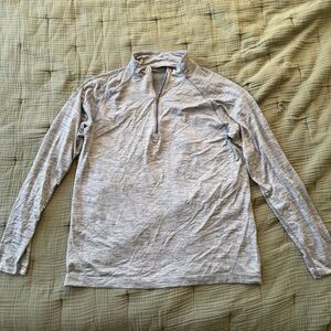 Men’s Lululemon Grey Metal Vent Quarter Zip Size XL